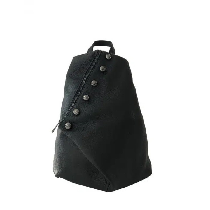 Rucsac dama din piele naturala Matis Atelier Monica - Negru