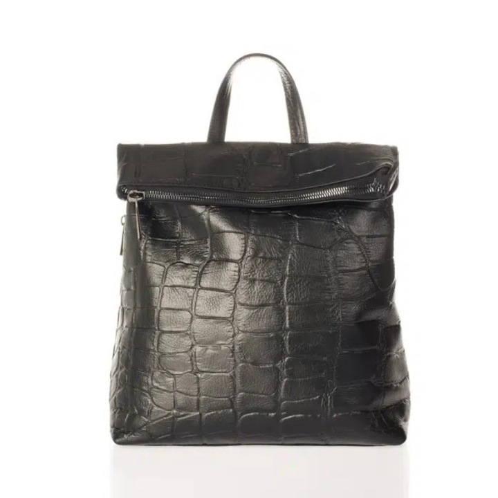 Rucsac dama din piele naturala Matis Atelier Malvina - Negru