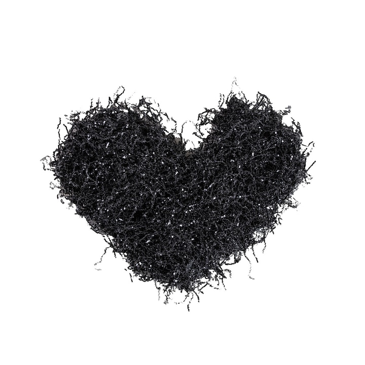 Umplutura cadou de hartie negru 300g set HOMLA