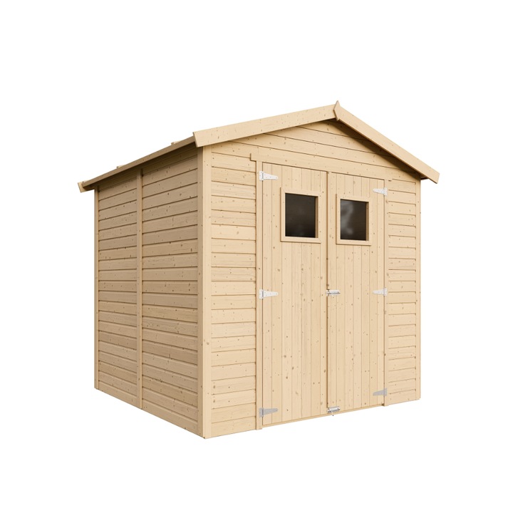 Sopron de gradina din lemn Timbela M351 cu podea - 228 x 233 x 222 cm / 4 m2