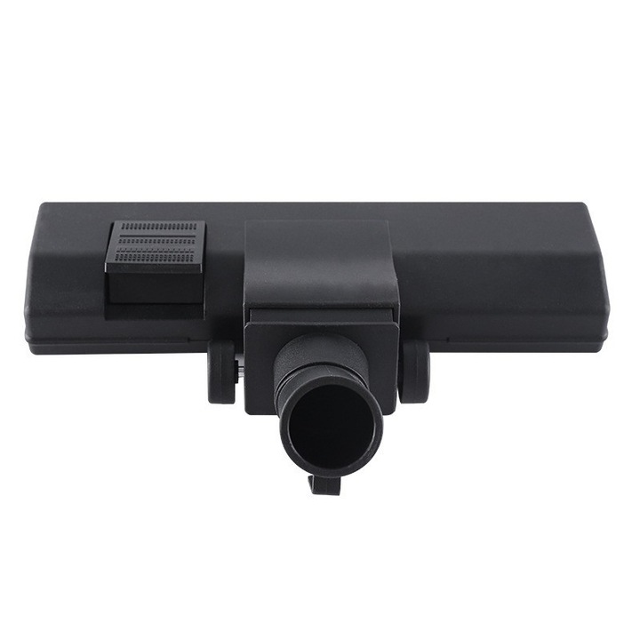 Perie de podea universala pentru aspiratoare, 35mm, neagra, utilizare duala pentru covor si podele dure