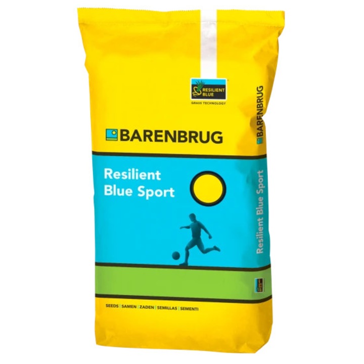 Seminte gazon Barenbrug Resilient Blue Sport, 15 kg, toleranta la seceta, regenerare rapida