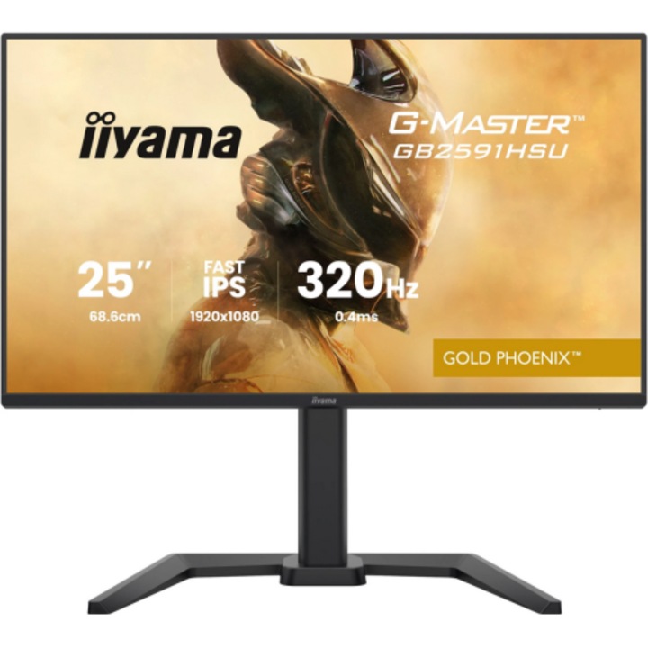 Monitor Gaming Iiyama 24.5", Full HD 1920x1080, 320 Hz, 0.4 ms, Negru
