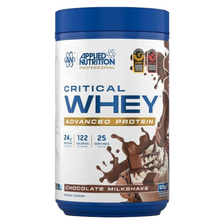 Proteina din zer, Critical Whey Advanced, Applied Nutrition, Chocolate Milkshake, 825 g