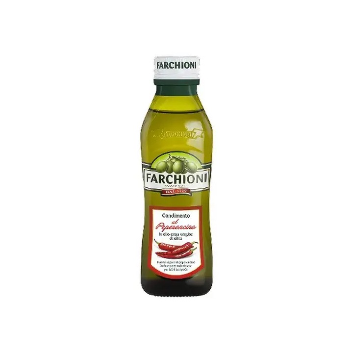 Ulei de masline extra virgin cu peperoncino, Farchioni 250 ml