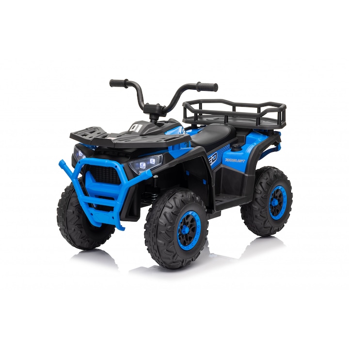 ATV electric, Kinderauto, Mini Desert, 120W, 12V, albastru, cu telecomanda, bluetooth