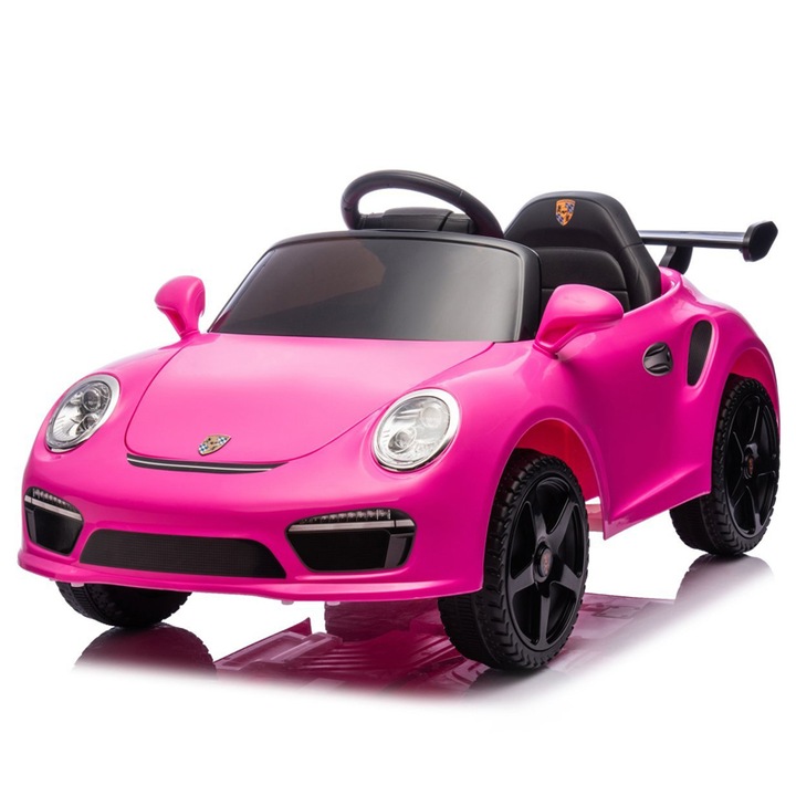 Masina electrica, RUF, CTR 3, roz, 12V, pentru copii 2-5 ani