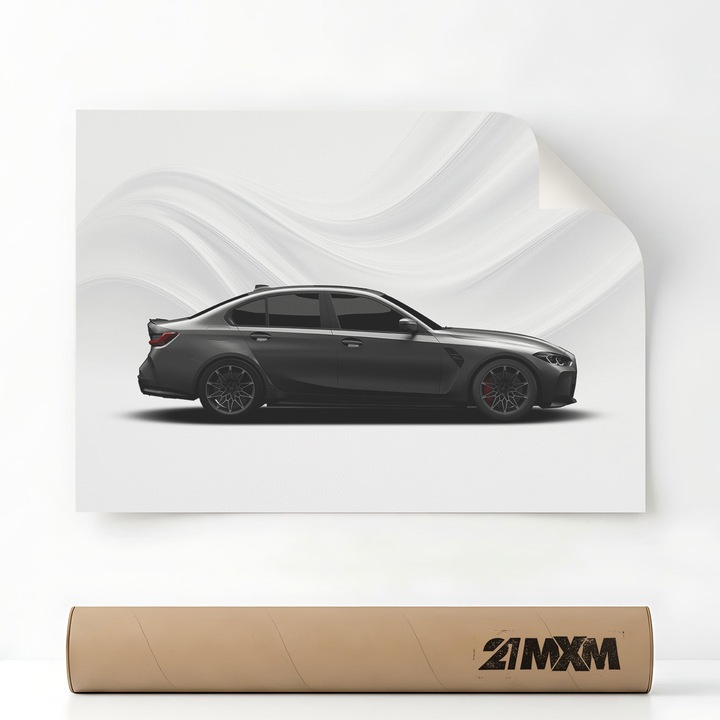 Poster Auto Premium - 1449 M3 G80 – Design Minimalist, A3 (29.7 x 42 cm), Fara Rama