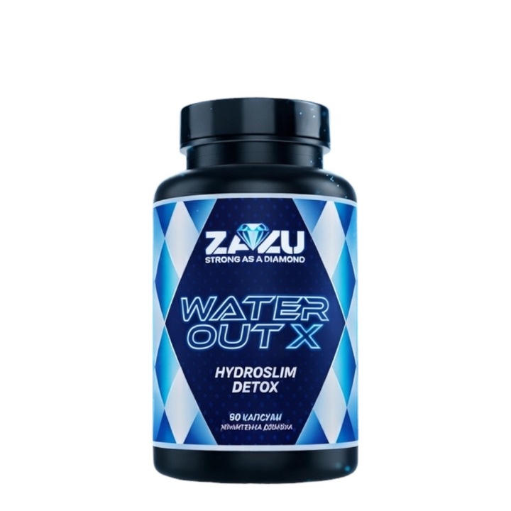 Хранителна добавка Zazu naturals 90 капсули Water Out X Революционната Формула за Воден Баланс