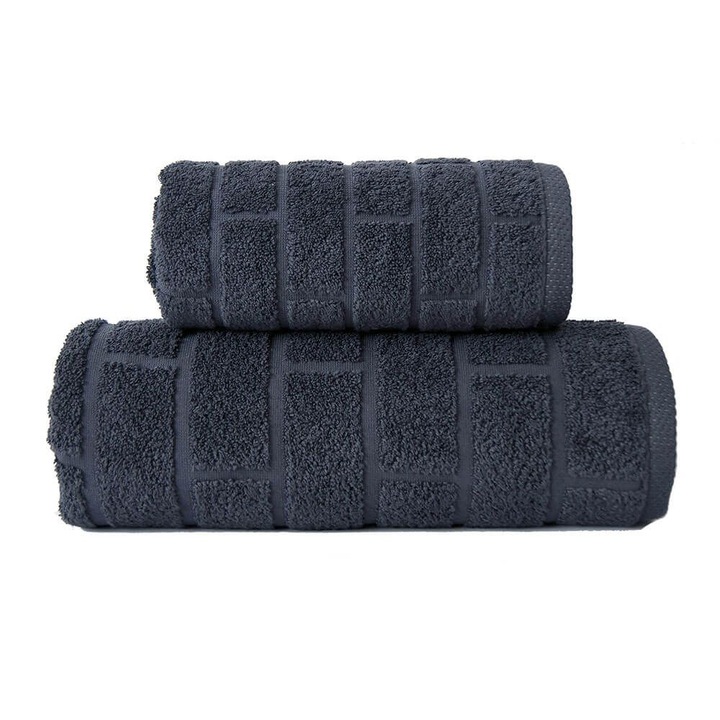 Prosop Greno Brick 50x90cm, 100% pamut, 500g/m2, sötétszürke