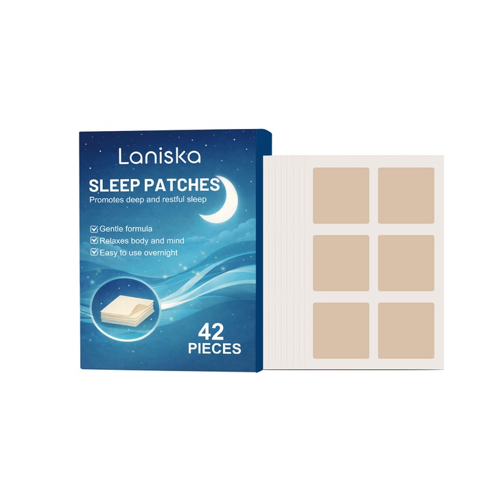 Plasturi pentru somn, 42 bucati, formula din plante naturale, eliberare continua, fara efecte secundare