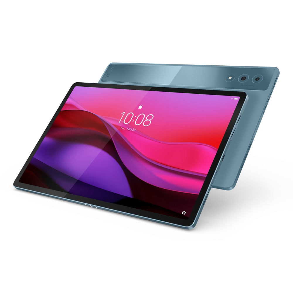 Tableta Lenovo Yoga Tab Plus, Procesor Qualcomm Snapdragon 8 Gen 3, Ecran 3K 12.7", 16GB RAM, 256GB Flash, Wi-Fi, Android, Bluetooth + Lenovo 2-in-1 Keyboard Pack + Lenovo Tab Pen Pro Albastru