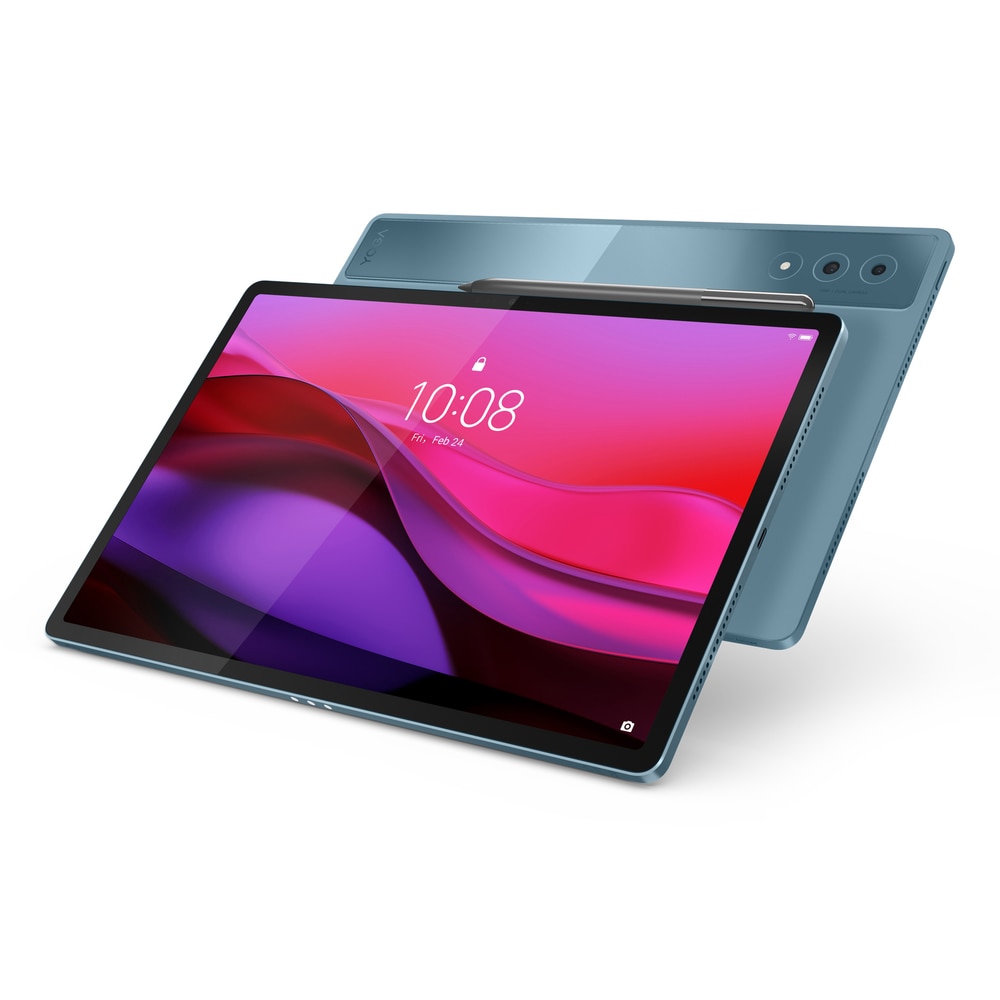Tableta Lenovo Yoga Tab Plus, Procesor Qualcomm Snapdragon 8 Gen 3, Ecran 3K 12.7", 16GB RAM, 256GB Flash, Wi-Fi, Android, Bluetooth + Lenovo 2-in-1 Keyboard Pack + Lenovo Tab Pen Pro Albastru