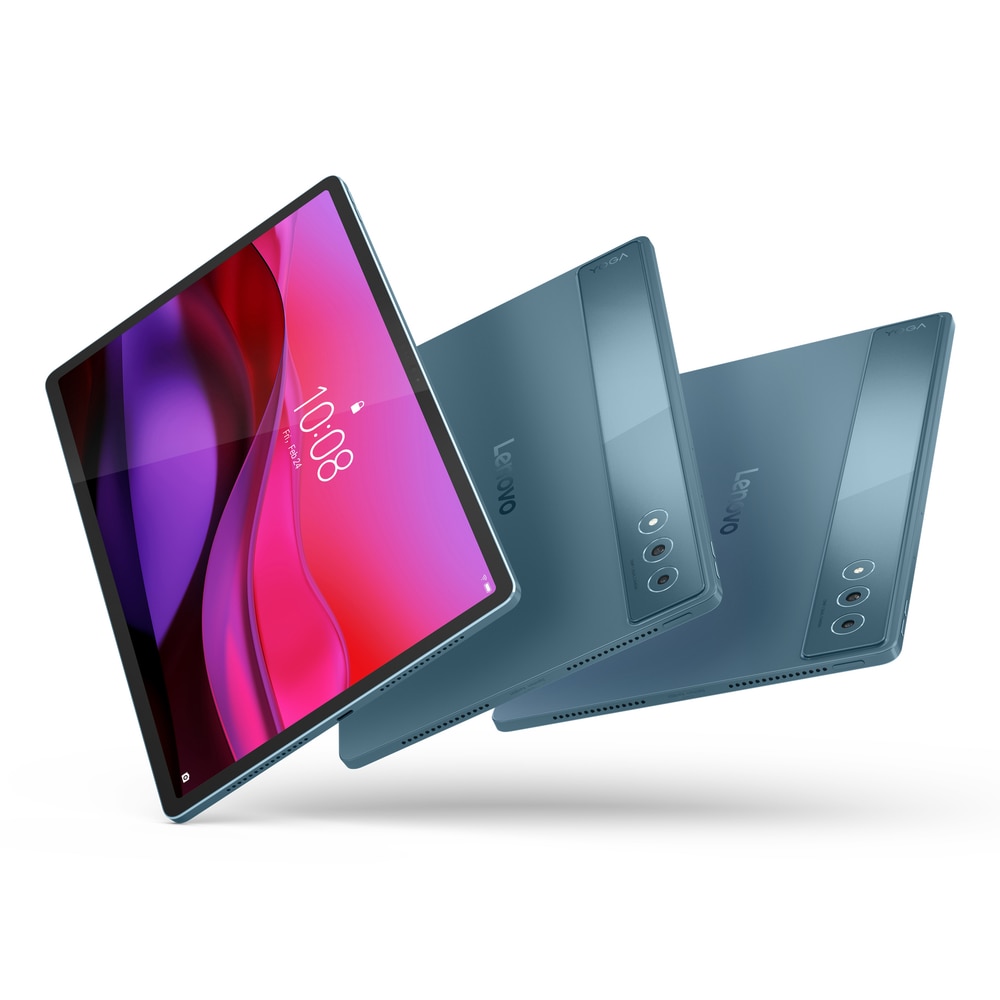 Tableta Lenovo Yoga Tab Plus, Procesor Qualcomm Snapdragon 8 Gen 3, Ecran 3K 12.7", 16GB RAM, 256GB Flash, Wi-Fi, Android, Bluetooth + Lenovo 2-in-1 Keyboard Pack + Lenovo Tab Pen Pro Albastru