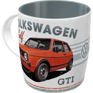 Cana ceramica VW Golf - GTI 1976, Ceramica, 330ml, Multicolor