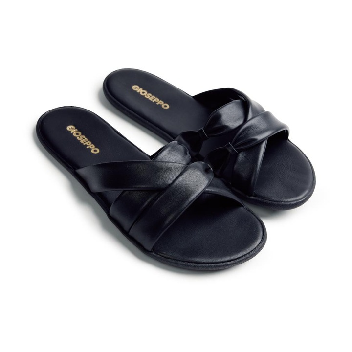 Gioseppo, Papuci uni de piele Mtito, Negru, 41