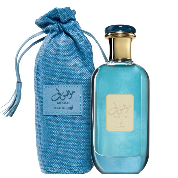 Apa de Parfum Mousuf Azure, Ard Al Zaafaran, Unisex, 100 ml cu mostra 2ml