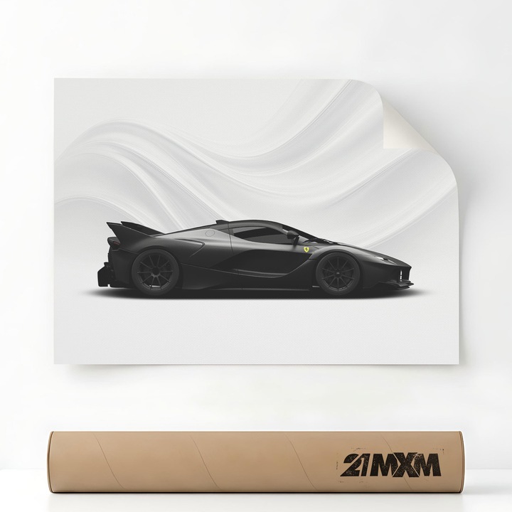 Poster Auto Premium - 1345 2015 FXX K - Black – Design Minimalist, 30 x 40 cm, Fara Rama