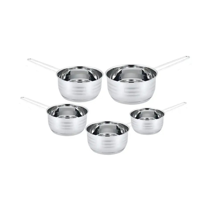 Set 5 cratite gatit, Eisenbach, inox