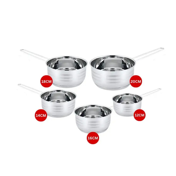 Cratite Inox Set 5 cratite gatit, Eisenbach, inox - eMAG.ro