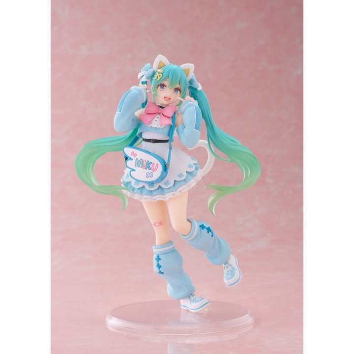 Фигурина Hatsune Miku Fashion Fancy, 18 см, многоцветна, комплект