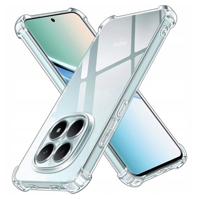 Husa Upzz® Shock Armor Compatibila Cu Xiaomi Redmi Note 15 4G / 5G, Protectie Sporita, Silicon, Transparenta