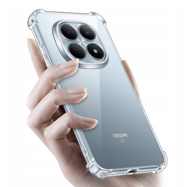 Husa Upzz® Shock Armor Compatibila Cu Xiaomi Redmi Note 15 4G / 5G, Protectie Sporita, Silicon, Transparenta
