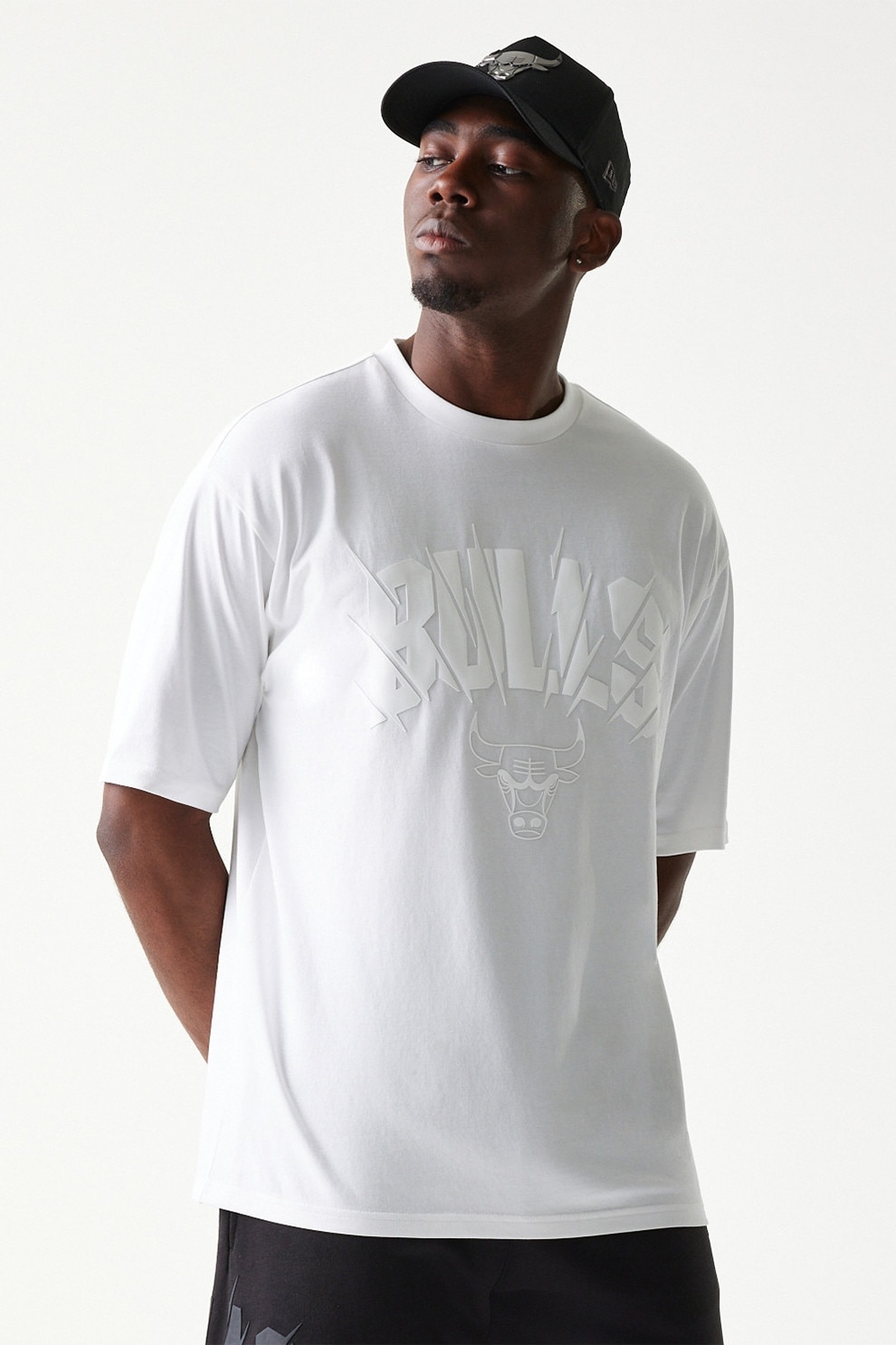 New Era, Tricou NBA Chicago Bulls, Alb, 2XL