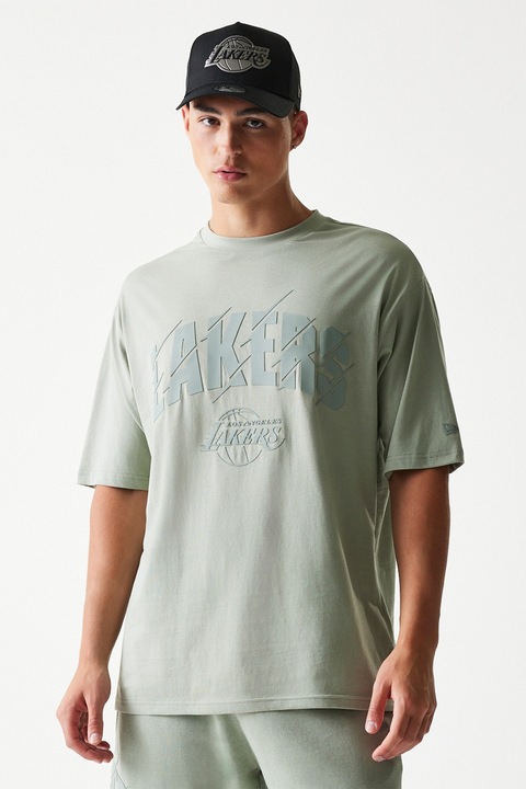 New Era, Tricou NBA Core LA Lakers, Gri cenusiu