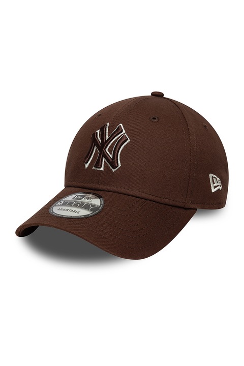 New Era, Sapca baseball cu logo Team Outline 9Forty, Maro cognac, 56-62 CM