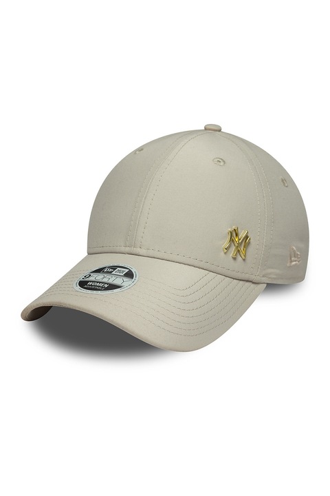New Era, Sapca baseball cu detaliu cu logo metalic 9Forty, Bej deschis, 54-56 cm