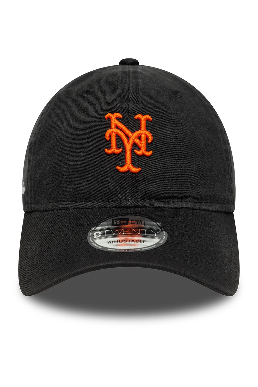 New Era, Sapca baseball din bumbac spalat 9Twenty NY Mets, Negru