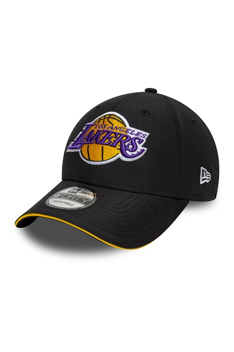New Era, Sapca din microfibra 9Forty LA Lakers NBA, Negru/Violet/Portocaliu mandarina, 56-62 CM