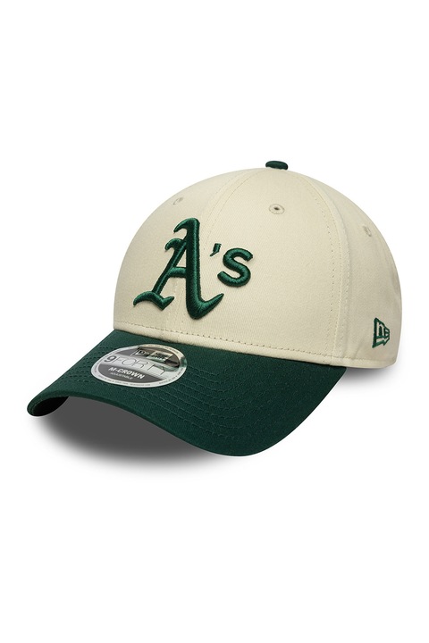 New Era, Sapca cu capsa pe partea din spate 9Forty Athletics, Verde padure/Bej deschis, 56-62 CM