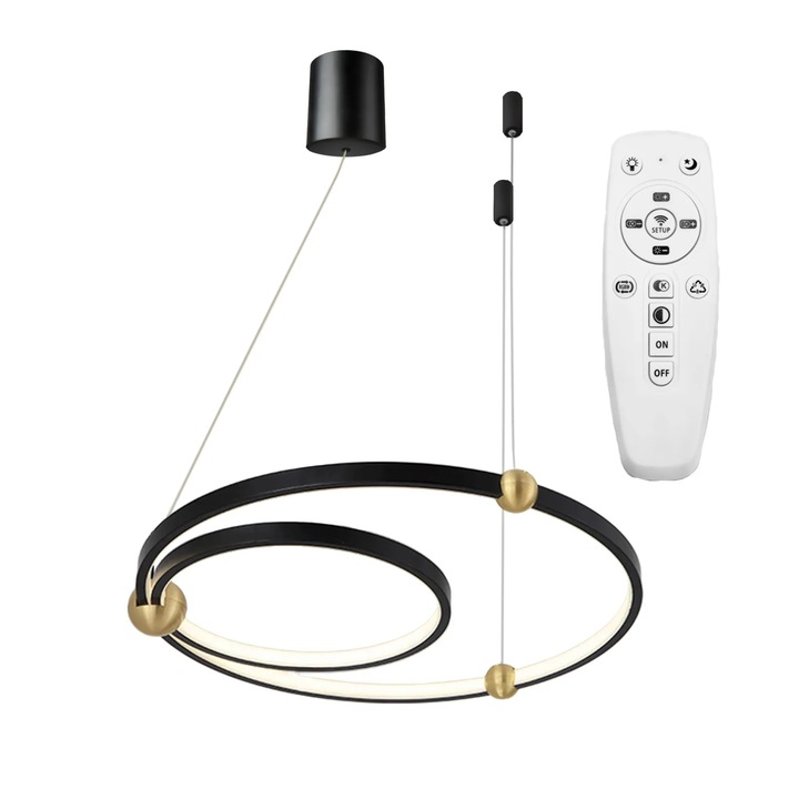 Toolight APP692-30-50 mennyezeti LED lámpa + távirányító