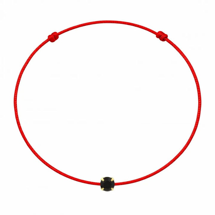 Martisor MANAVA, Cristal, elegant, rosu, ajustabil