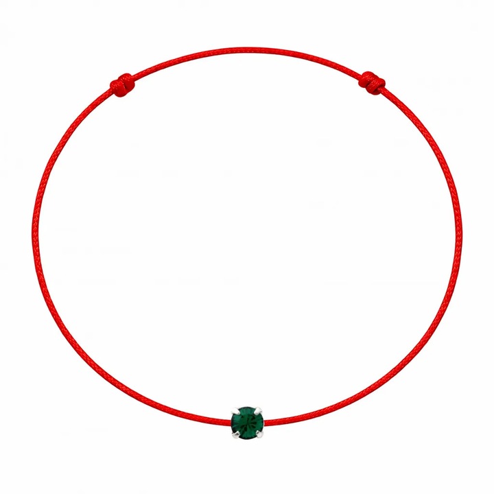 Martisor cu Cristal Preciosa Smarald