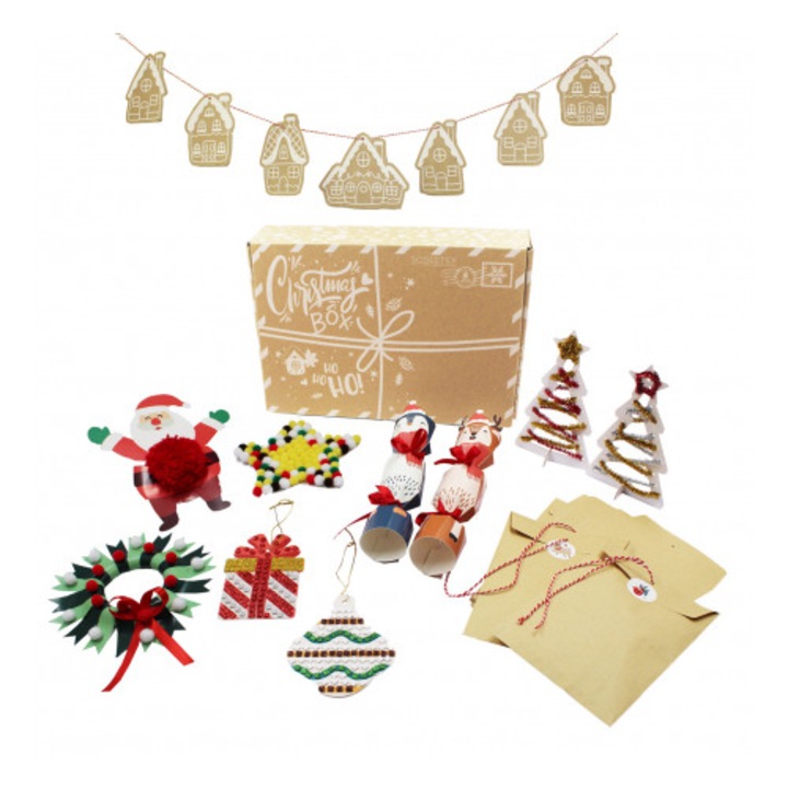 Cutie creativa de Craciun cu 10 activitati