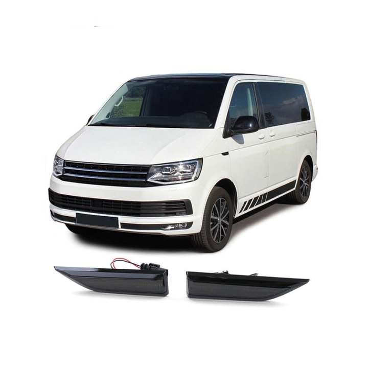 Semnalizari Dinamice Aripi, pentru VW Transporter T6, Multivan T6, Caddy 2K