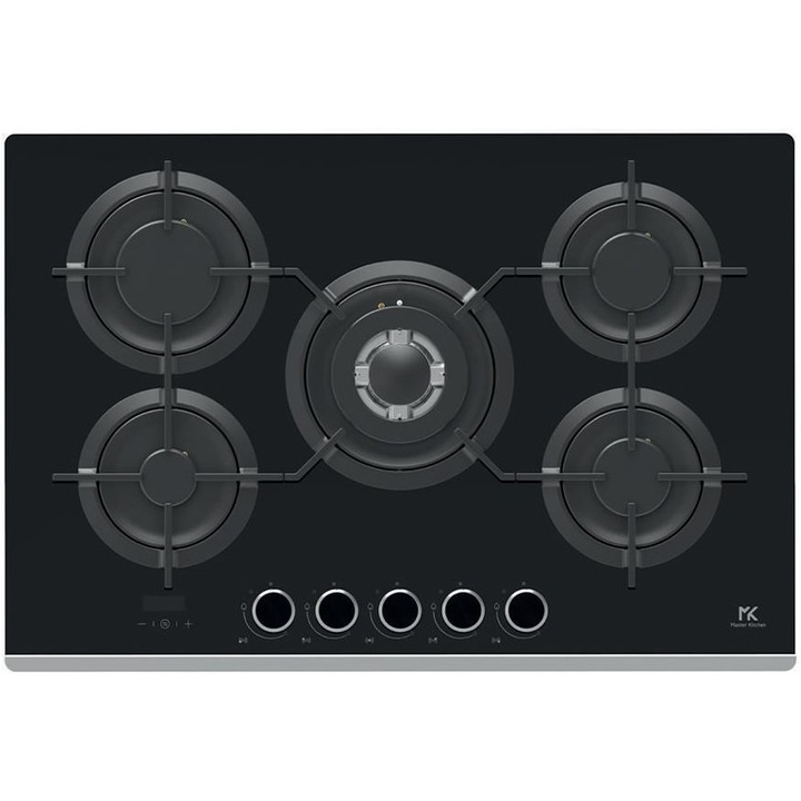 Plita incorporabila GLOBALO Fiali 60.1 H2H Black/ Neagra, Inductie, 4 zone de gatit, Functie de combinare a zonelor, Touch Control, Timer, 60 cm, Sticla neagra, Tehnologia H2H permite conectarea wireless cu hota GLOBALO