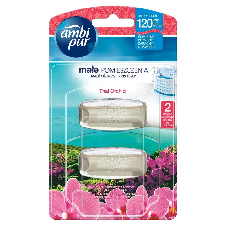 Odorizant de aer Ambi Pur rezervă gel, prospețime de lungă durată, 250g