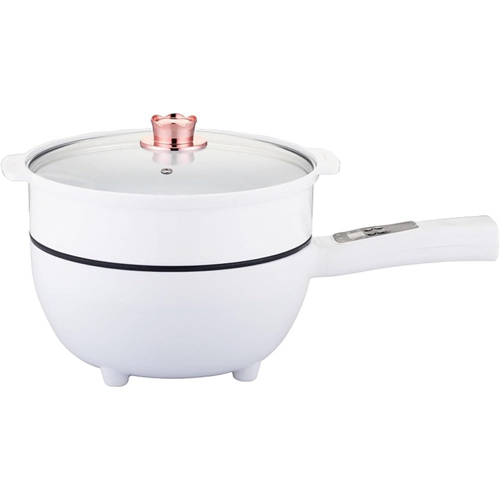 Tigaie electrica multifunctionala Brivoo, gatit la abur, prajire si fierbere, control temperatura