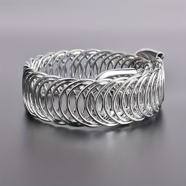 Prinzatoare Perdea, 22.5 cm, Metalica, Design Versatil, Argintiu