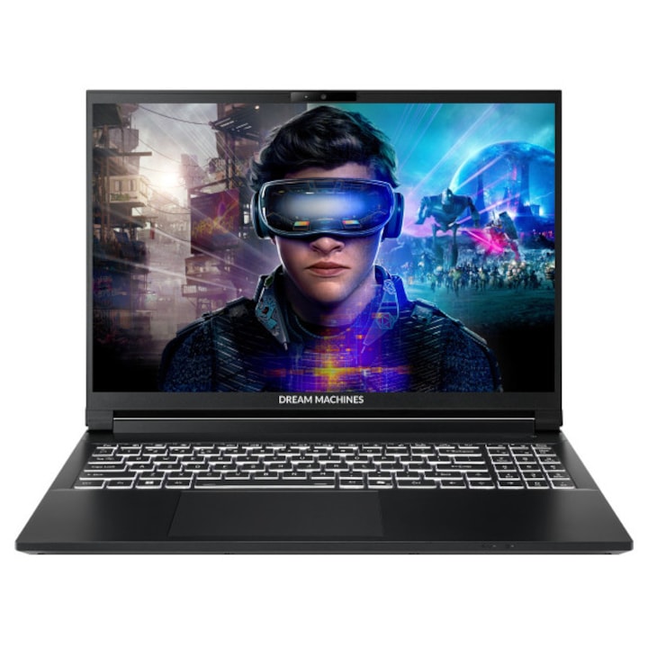 Laptop DreamMachines RT5070, procesor Ryzen AI 9 HX 370, Nvidia RTX5070 8GB, 15.3" FHD+