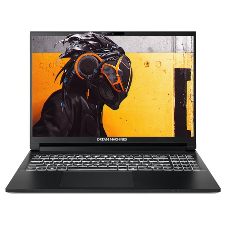 Laptop DreamMachines, RT5050, procesor Ryzen AI 9 HX 370, placa video Nvidia RTX5050, 15.3" FHD+, 8 GB RAM