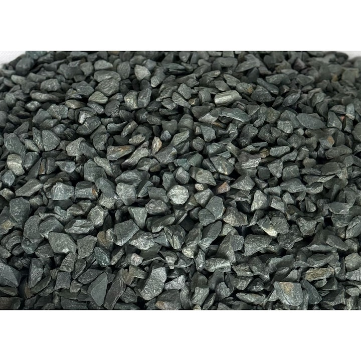 Piatra decorativă grădină, verde închis, 1-3 cm, sac 500 kg