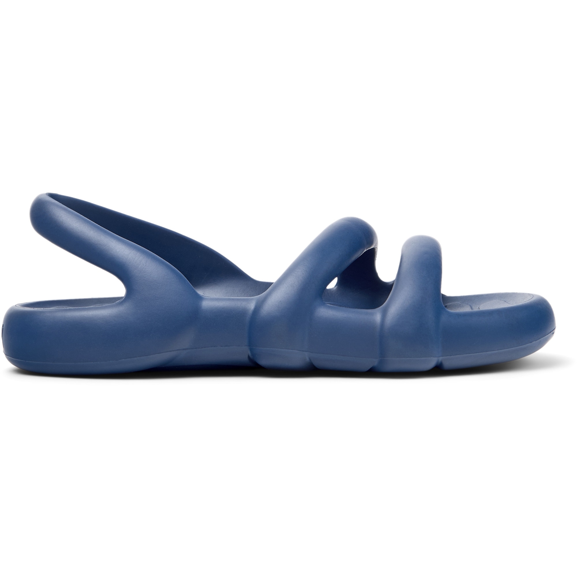 Camper, Sandale cu talpa plata Kobarah, Albastru petrol, 36