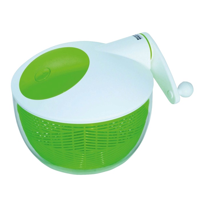 Bol uscare salata 3in1 Kuhn Rikon, verde, O26 cm, ergonomic, antiderapant