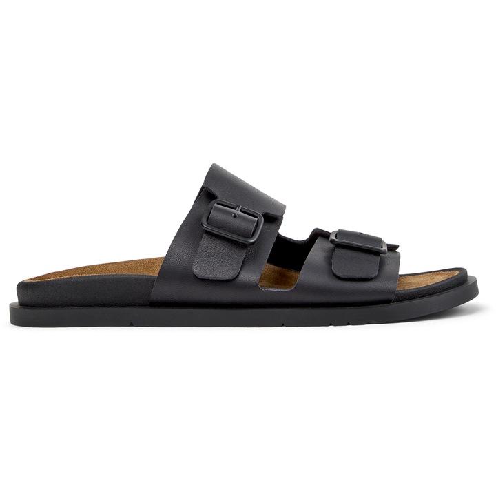 Camper, Papuci din piele LLuc, Negru