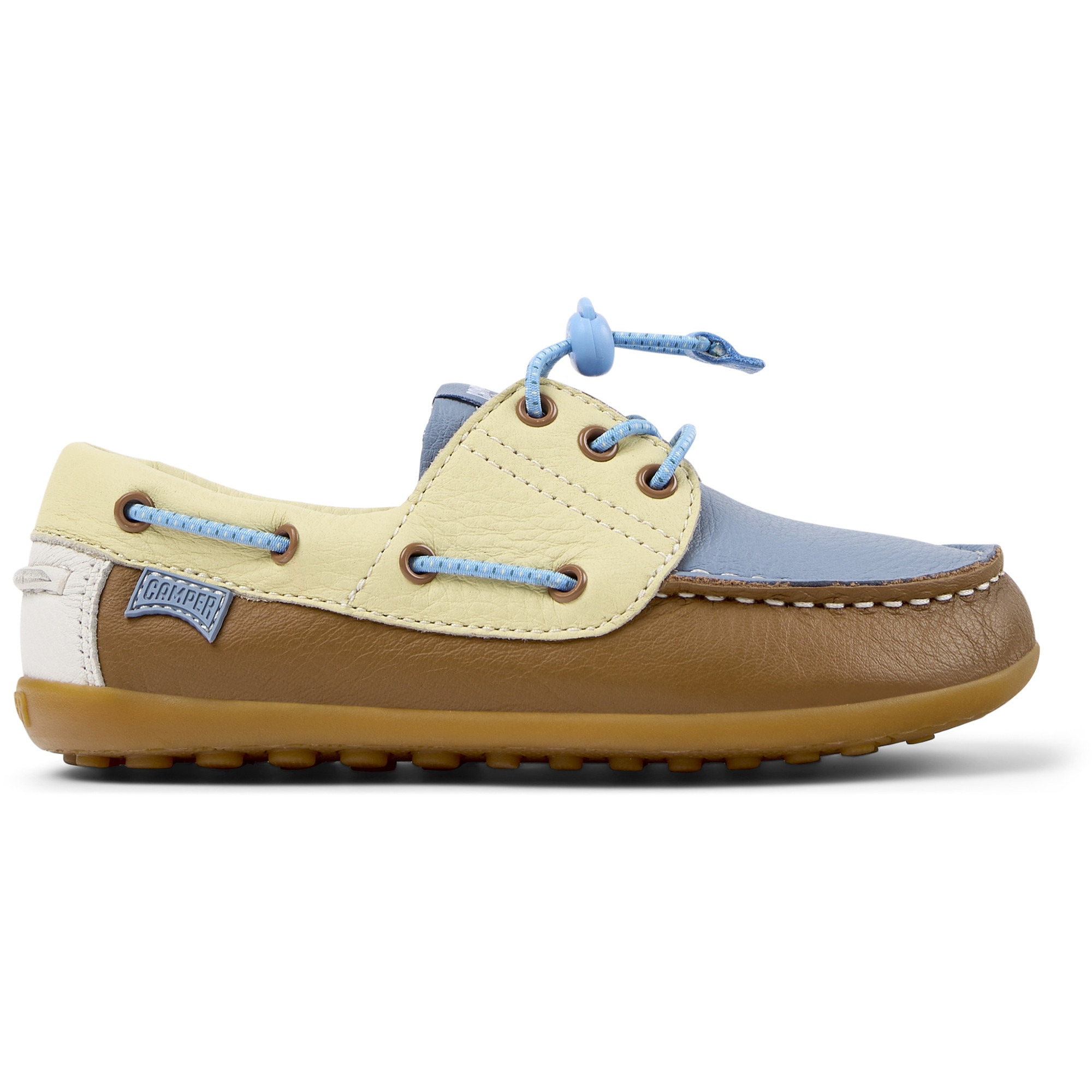 Camper, Pantofi barcuta din piele Peu Cami 241639, Maro, 36 EU